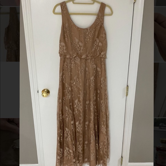 Donna Morgan “Natalya” Maxi Lace Bridesmaid Gown - Picture 8 of 15